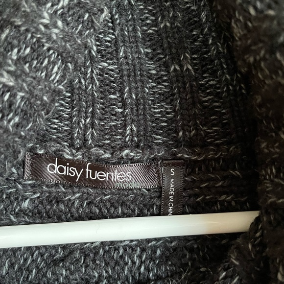 Daisy Fuentes Moda Sweater Mini Dress Long Sleeve Shirt Top Size S EUC - Picture 5 of 7